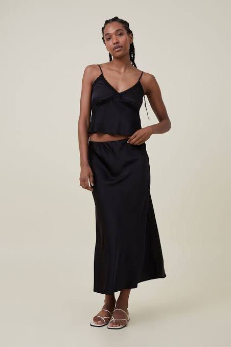 Silk skirt hotsell cotton on