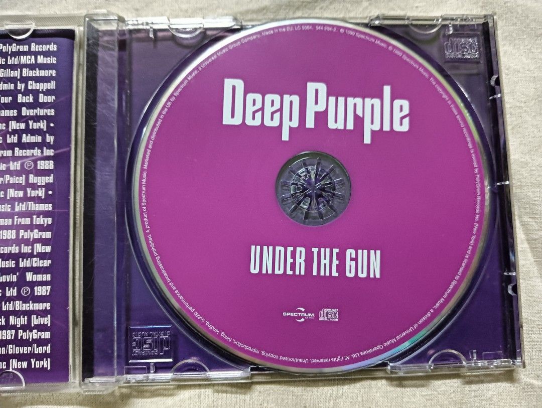 限定価格【激レア！マルチカラー盤！】DEEP PURPLE/Under The Gun 洋楽
