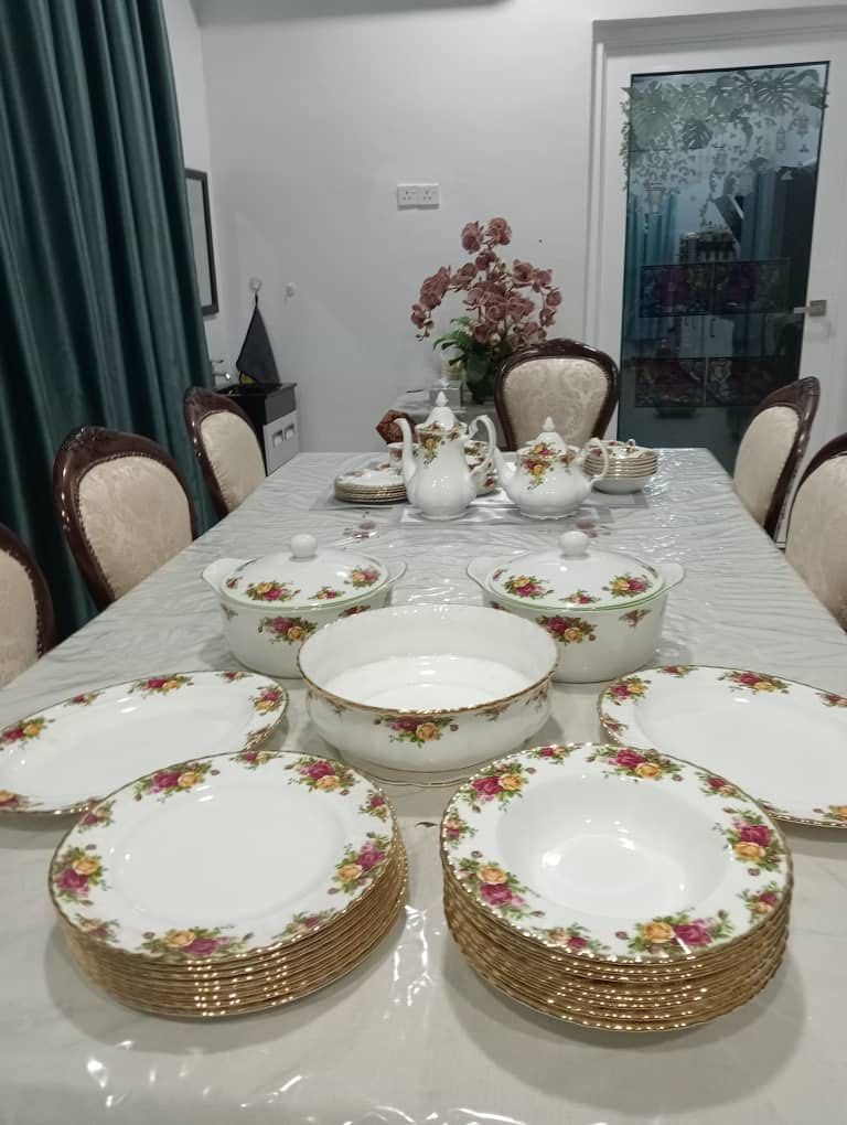 Dinner Set Royal Albert Old Country Roses 1962 Furniture Home