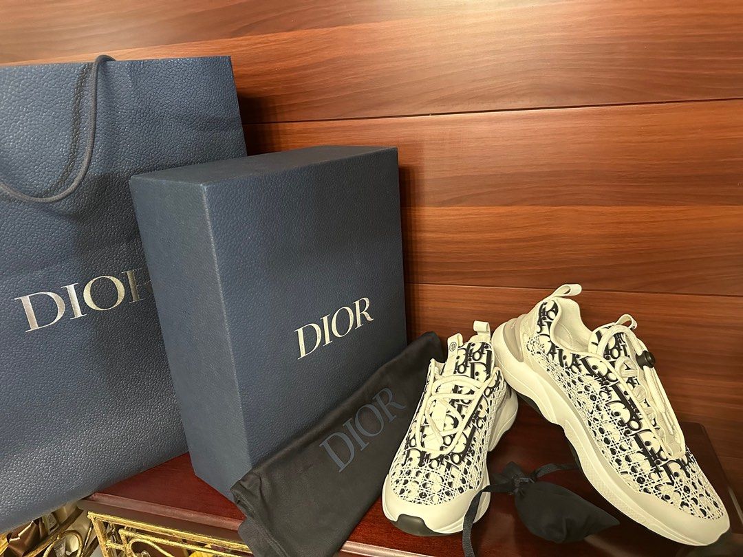 Dior B24 cannage sneakers Men s Fashion Footwear Sneakers on Carousell