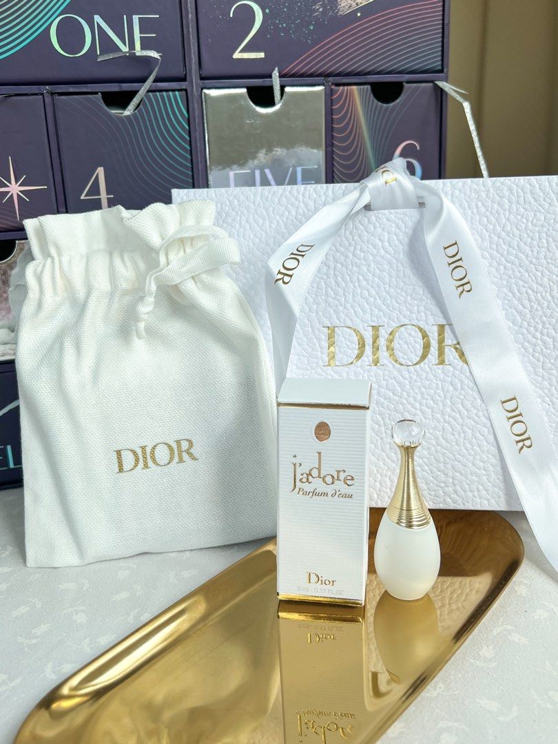Dior J adore Parfum D Eau with Beauty Pouch set
