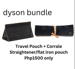 Dyson Travel Pouch and Corral Pouch Bundle