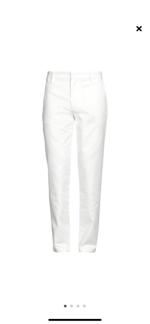 White discount armani pants