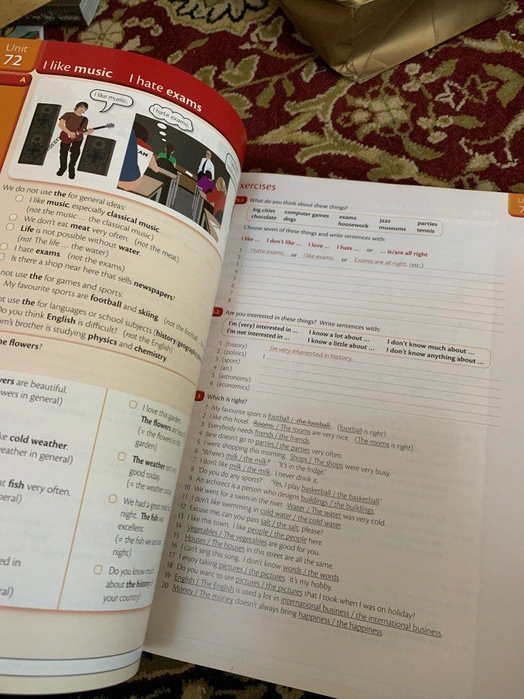 Essential grammar in use elementary learners 4th edition hobbies