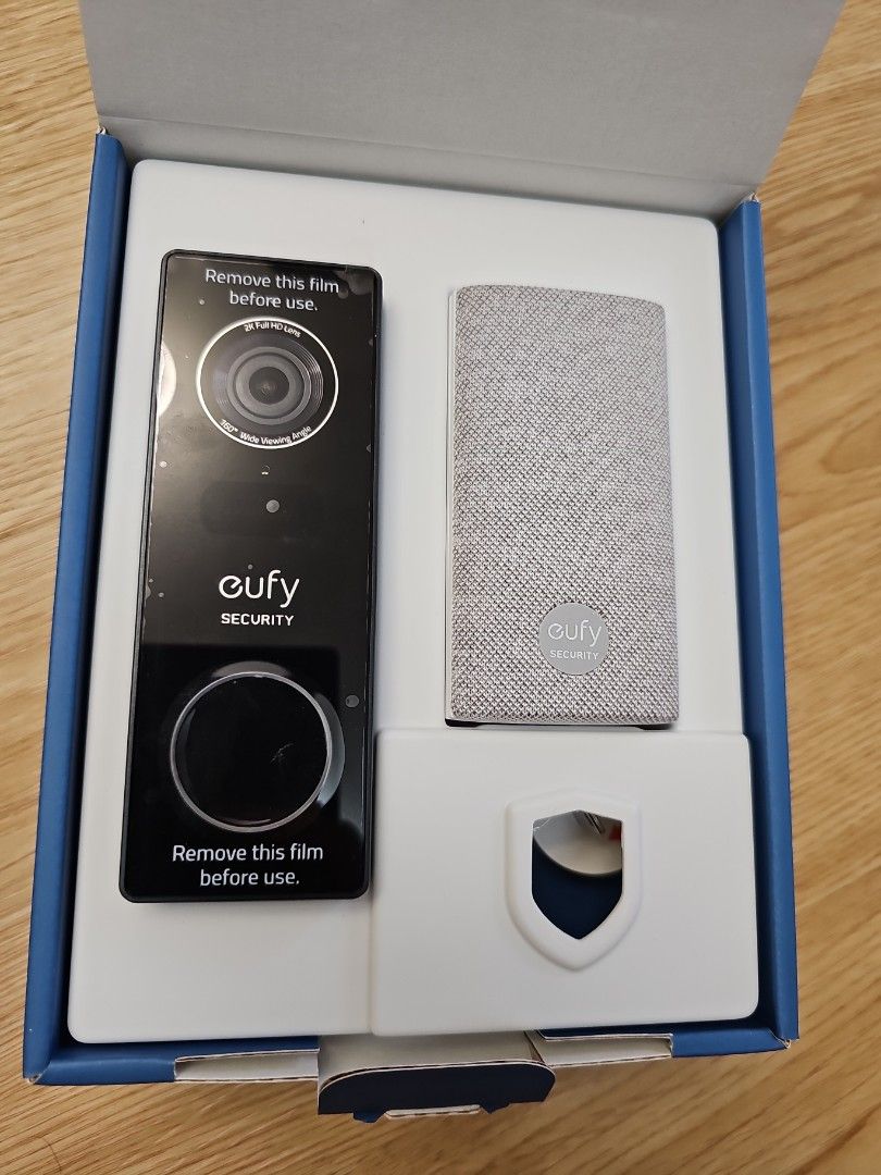 Eufy Video Doorbell Wired 2K Pro door viewer cctv iptv Google echo nest ring bell chime anker