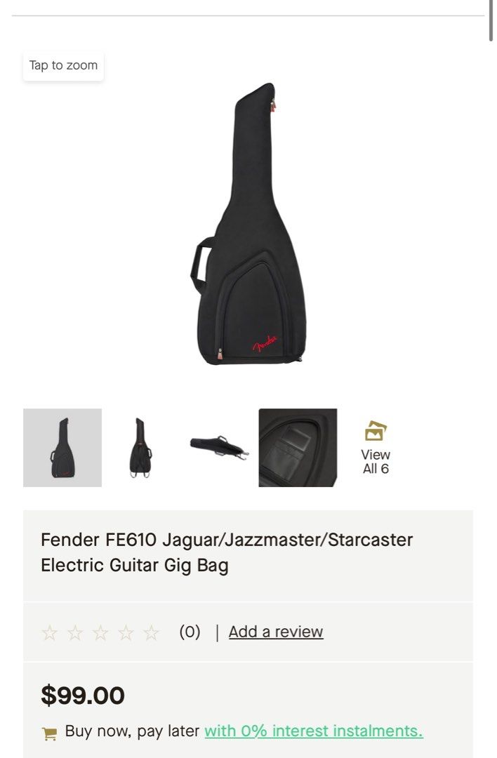 Fender jazzmaster gig 2025 bag