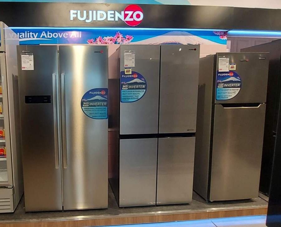 Fujidenzo Side by Side Refrigerator no frost inverter, TV & Home