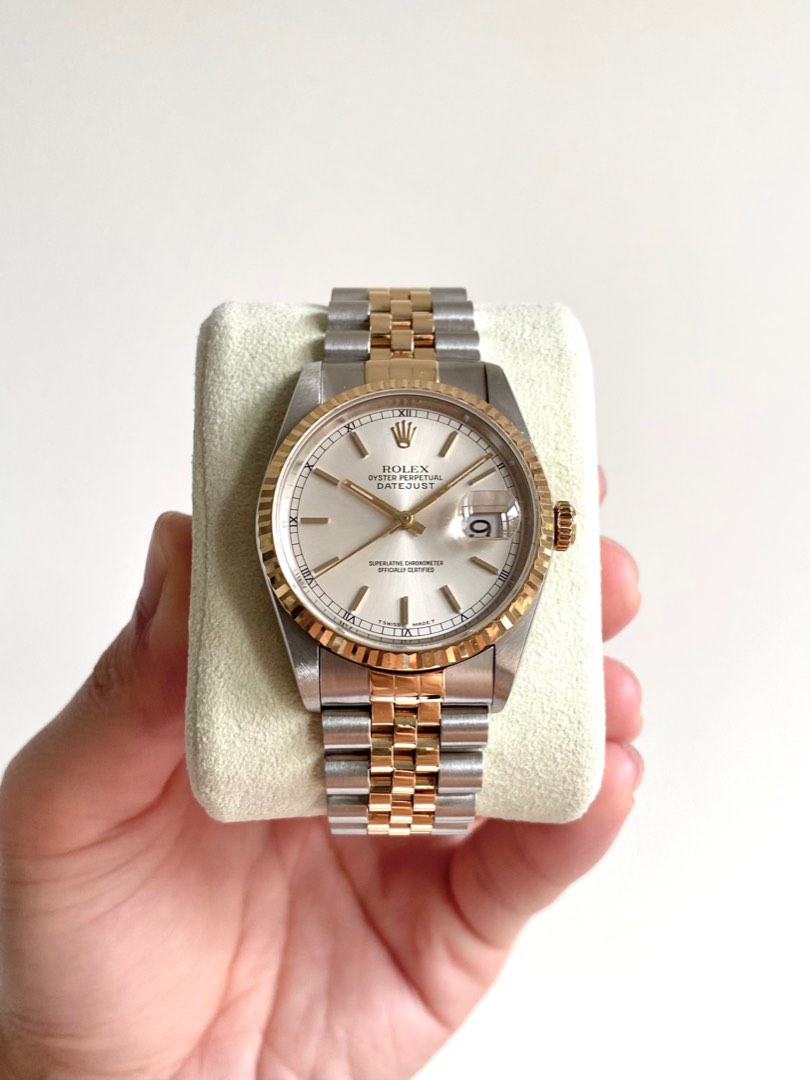 Gold and shop silver datejust