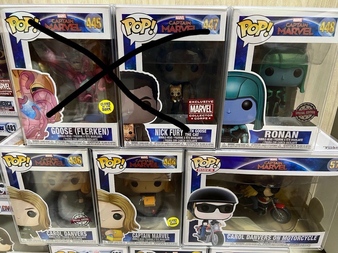 Funko pop Captain Marvel, Hobbies Toys, Toys Games on Carousell