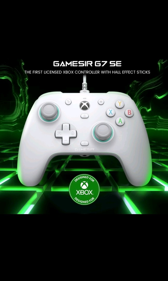 GameSir G7 SE Gamepad Wired Game Controller for Windows PC, Xbox Consoles,  Plug and Play Gaming Gamepad with Hall Effect Joysticks/Hall Trigger, 3.5mm