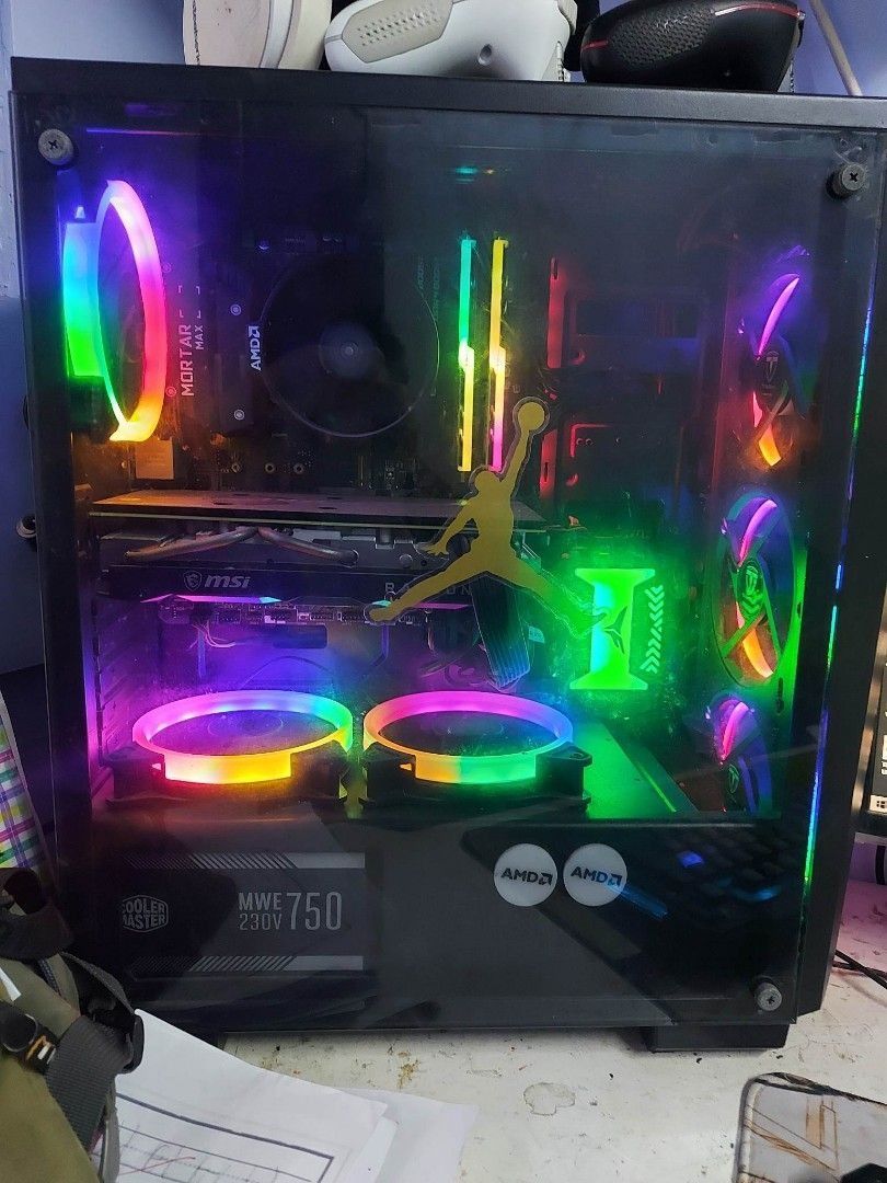 Gaming CPU Ryzen 5 2600 32GB RX5700
