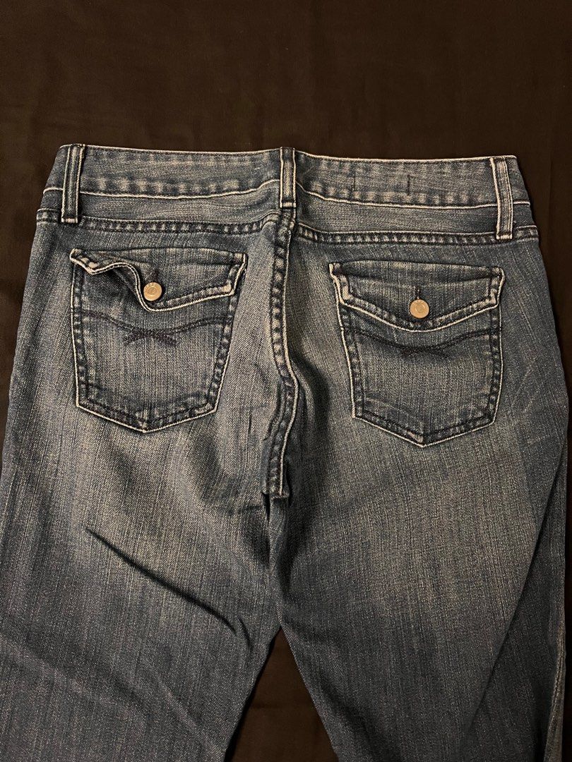 gap 1969 curvy slight flared low waisted vintage denim jeans