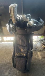 Golf bag and clubs for beginners