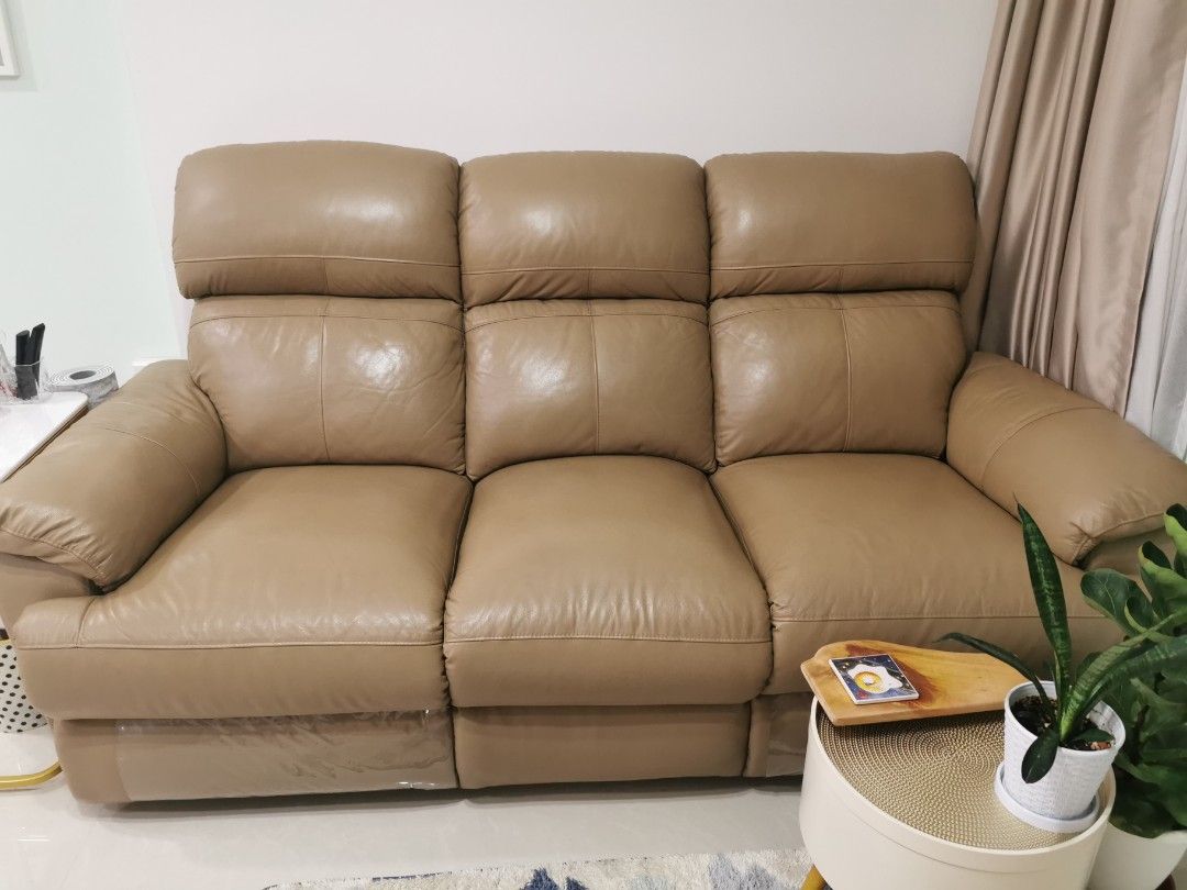 Good condition Seahorse recliner 3 seater sofa