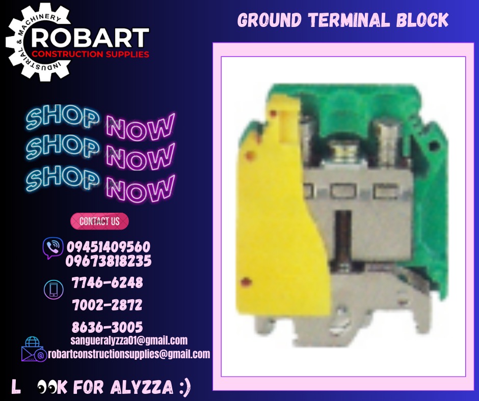 GROUND TERMINAL BLOCK, Commercial & Industrial, Construction Tools ...