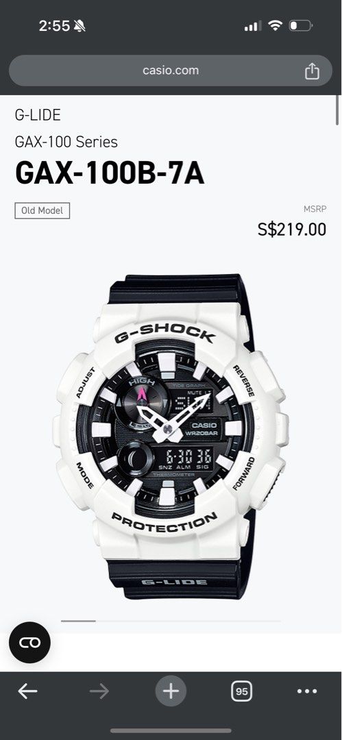 G Shock watch Gax 100B Men s Fashion Watches Accessories