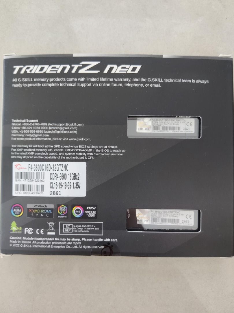 G skill neo 3600 cl16 new arrivals