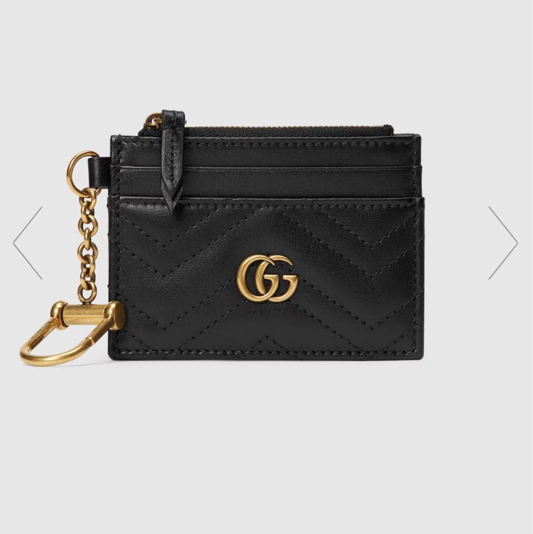 gucci gg marmont keychain wallet