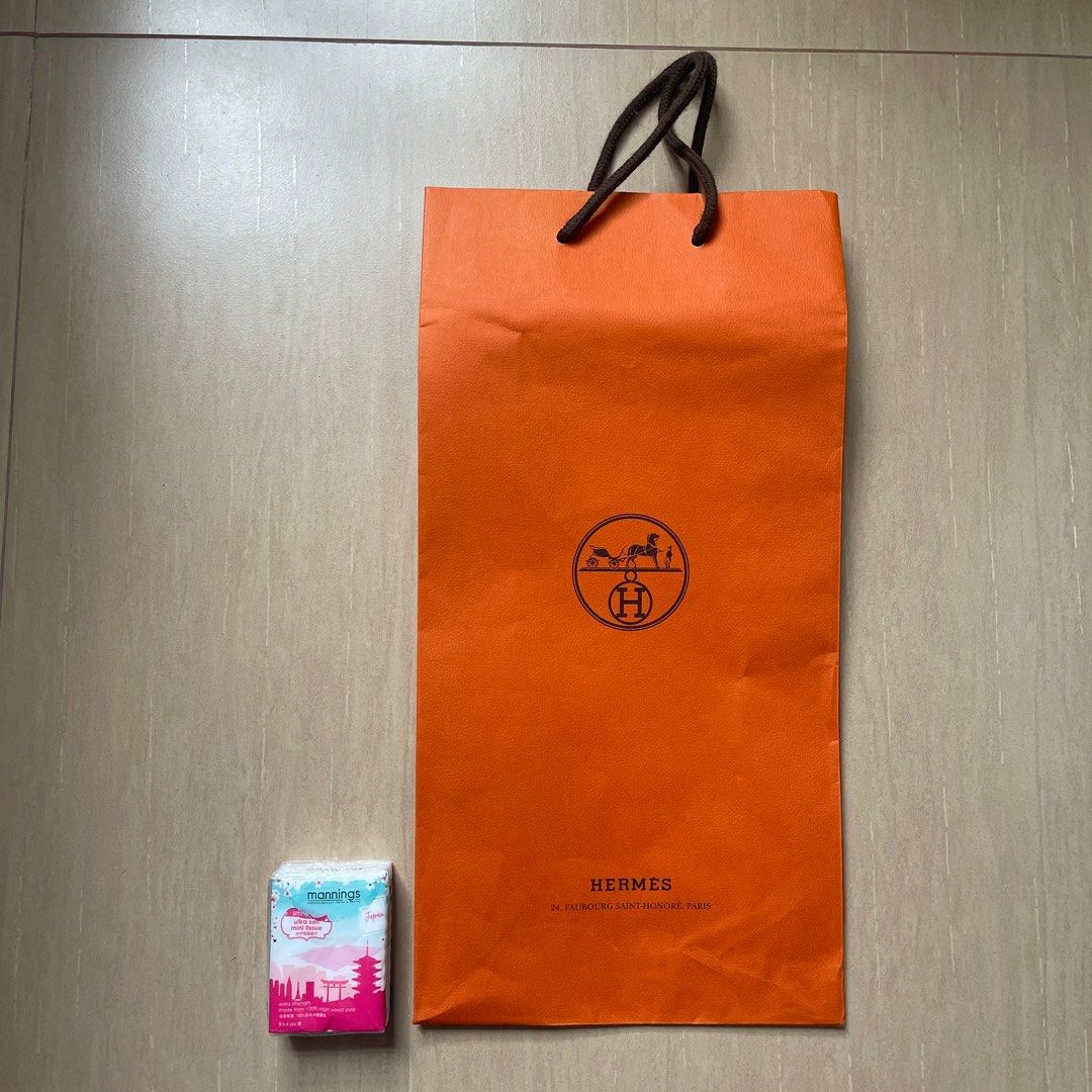 Hermes 紙袋Hermes paper bags (5 sizes), 女裝, 手袋及銀包, 單肩包