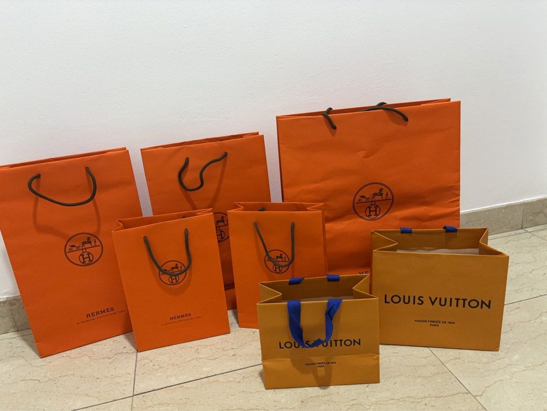 Hermes LV Paper Bag, Women's Fashion, Bags Wallets, Cross-body