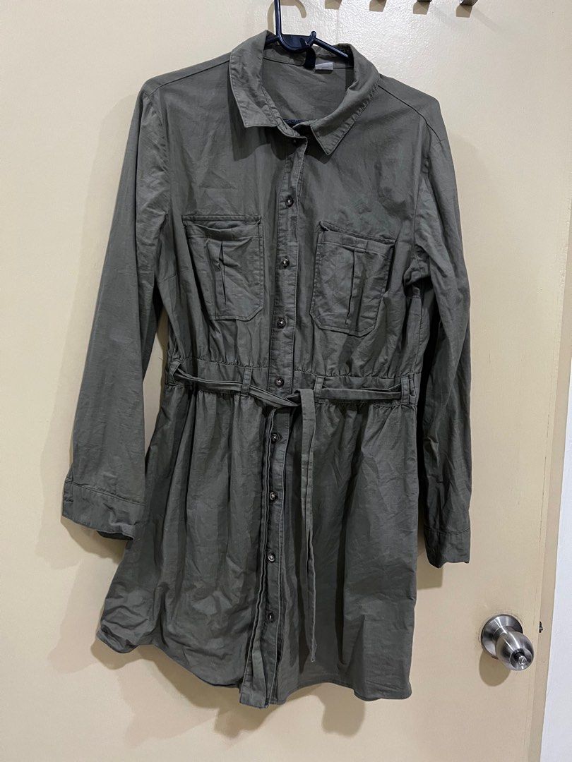 H&m new arrivals army shirt