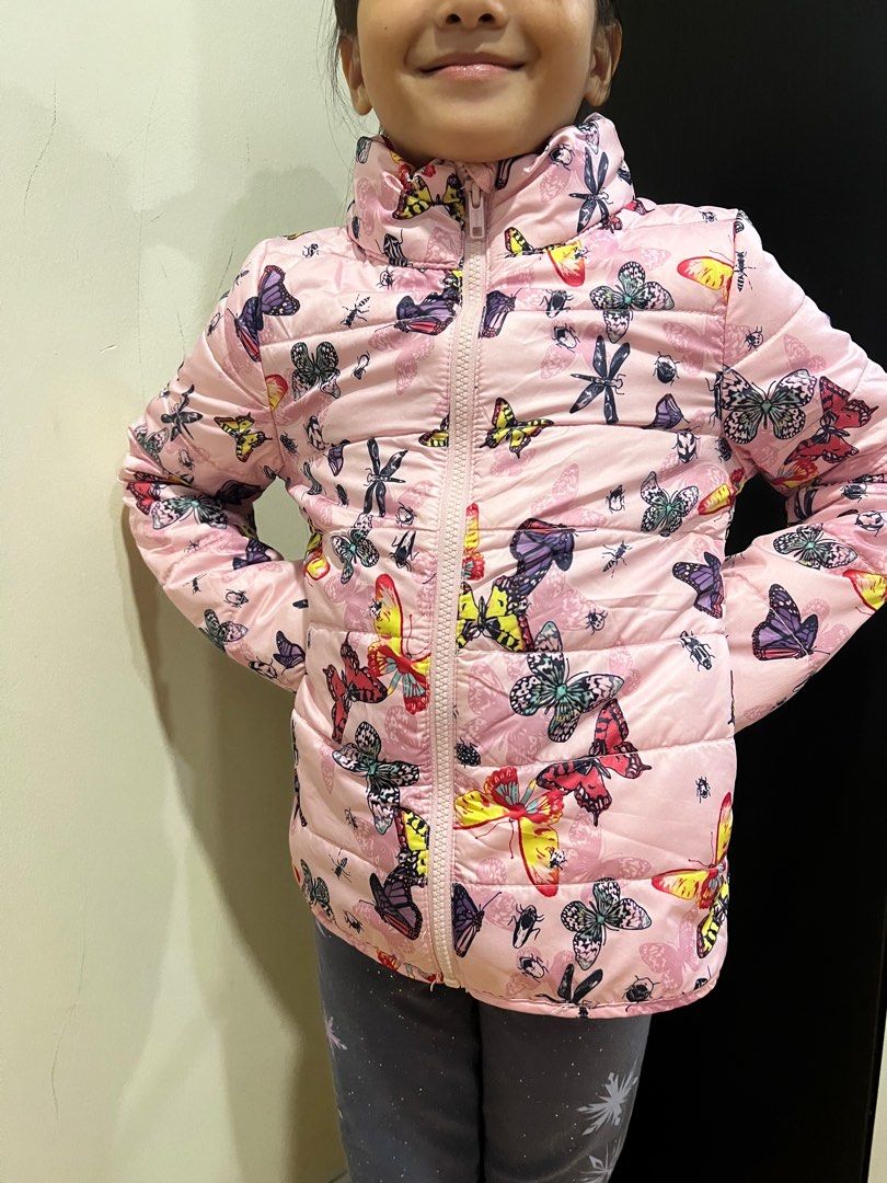 H&m pink puffer jacket sales