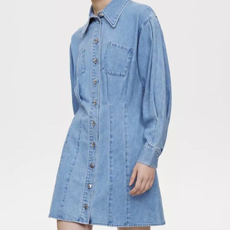 H&m jean hot sale dress