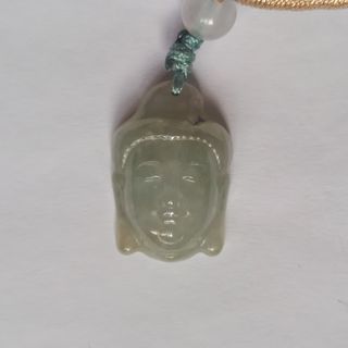 Icy Jadeite Buddha Pendant