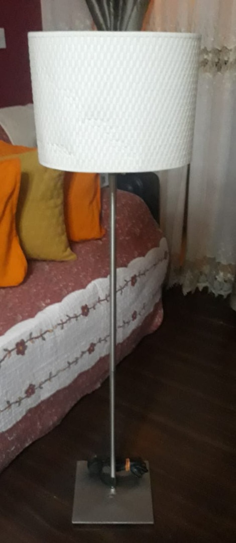 IKEA AL NG TYP G0004 Floor Lamp Nickel Plated