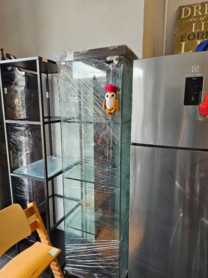 IKEA DETOLF Glass Display (Discontinued), Furniture & Home Living, Furniture, Shelves
