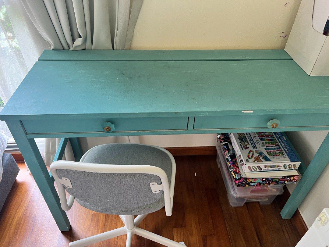 Hemnes desk 2 shop drawers