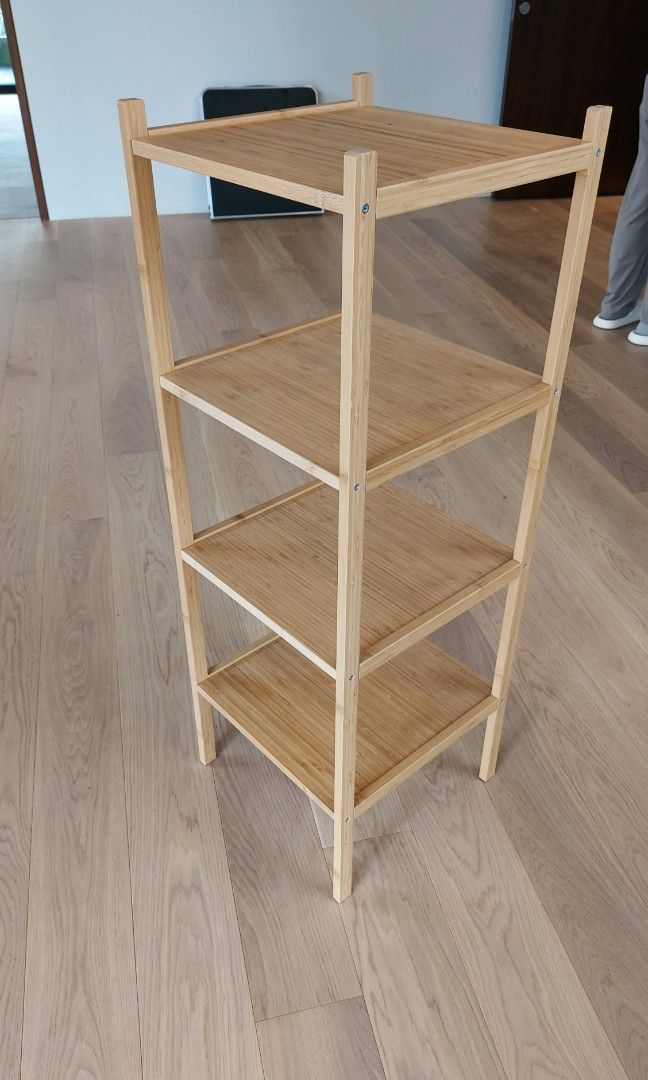 RÅGRUND Étagère, bambou, 37x37x104 cm - IKEA