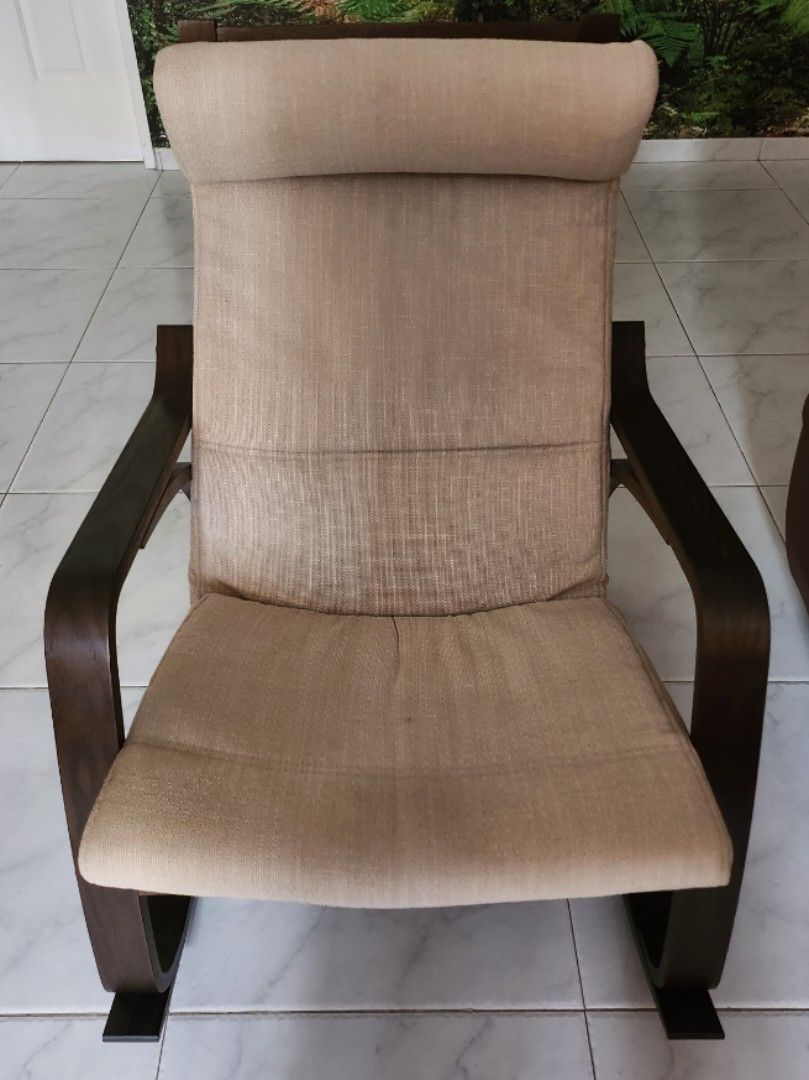 IKEA rocking chair with cushion Furniture Home Living