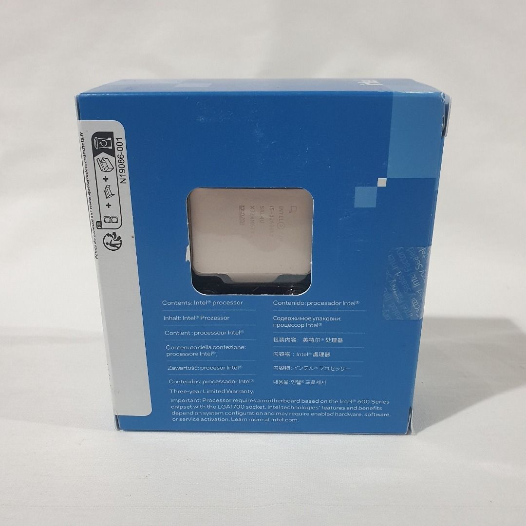 Intel Core i5-12600KF (Category: Computer Parts) located in Mandaluyong City. Submitted by deedumms07 (Listing ID 1270337573, Image 2). Description: Intel Core i5-12600KF Desktop Processor 10 (6P+4E) Cores up to 4.9 GHz Unlocked LGA1700 600 Series Chipset 125W Brand new, sealed .