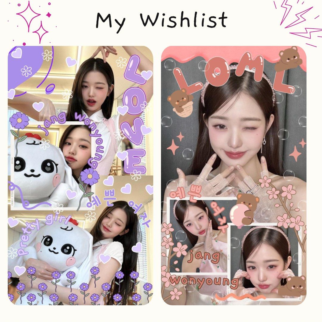 ive jang wonyoung photocard digital wallpaper, Hobbies & Toys
