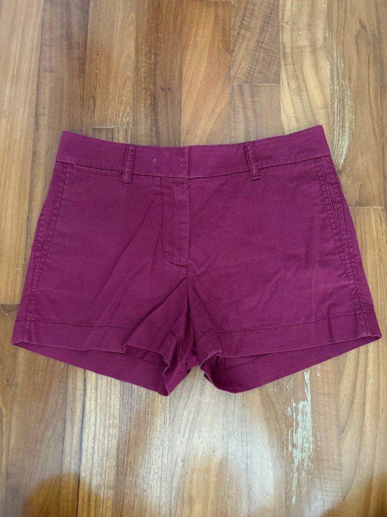 J crew hotsell red shorts