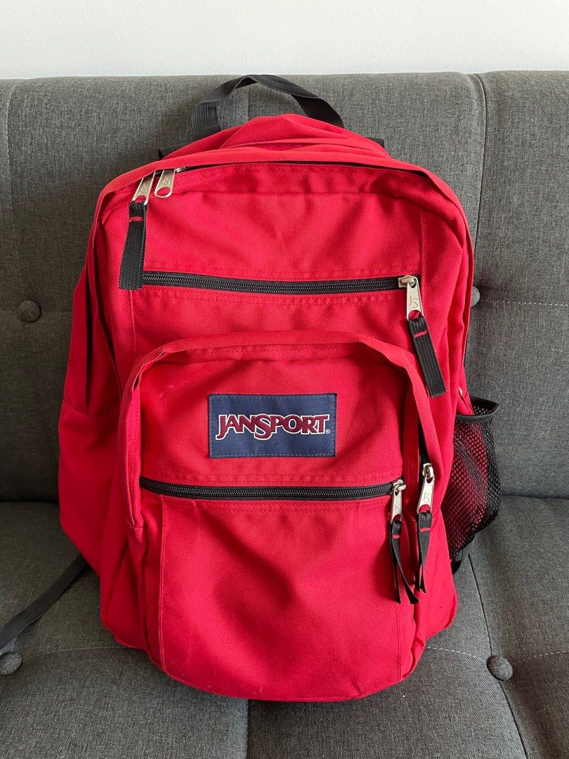 Jansport big sales student backpack red