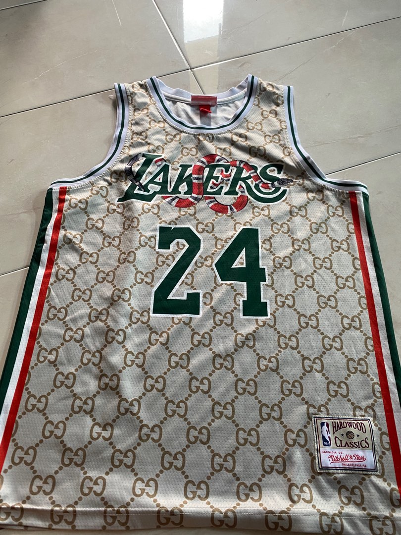 Lakers gucci store jersey