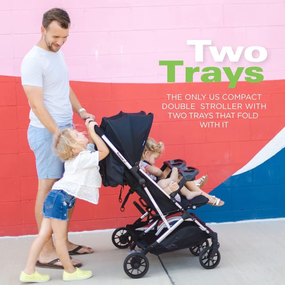 Compact stroller with tray sales
