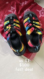 Rainbow flip flops cheap for sale