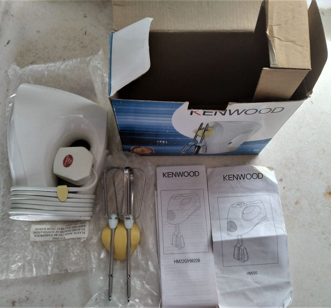 Kenwood hand mixer 打蛋器 (HM220), 家庭電器, 廚房電器, 打蛋器及廚師機 Carousell