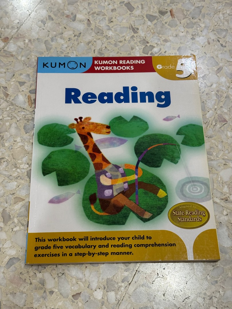Kumon Reading Workbooks, Reading Grade 5, Hobbies & Toys, Books & Magazines, Assessment Books on