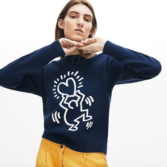 Lacoste keith top haring sweat