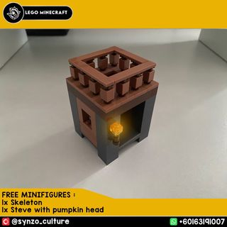 Lego minecraft pillager outpost moc shop