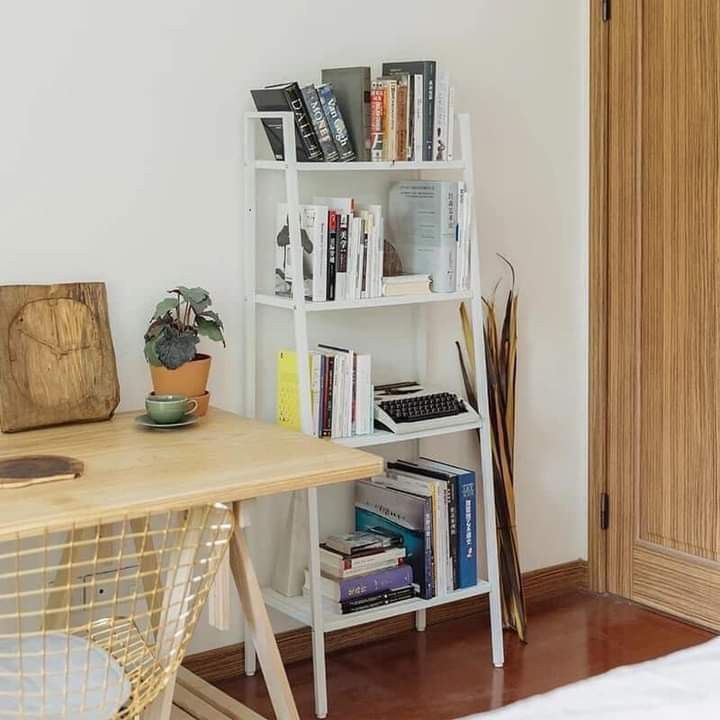 LERBERG Metal Shelf Ladder Style Rack 4 Layer (Category: Looking For) located in Manila. Submitted by redonlineshop (Listing ID 1270254646, Image 1). Description: LERBERG Metal Shelf Ladder Style Rack 4 Layer ₱1300 🔸️Material: Carbon Steel 🔸️Color: White 🔸️Max Load / Shelf: 10kg BRAND NEW ONHAND and Ready to Deliver Accept Gcash payment/COD Same day delivery + SF.