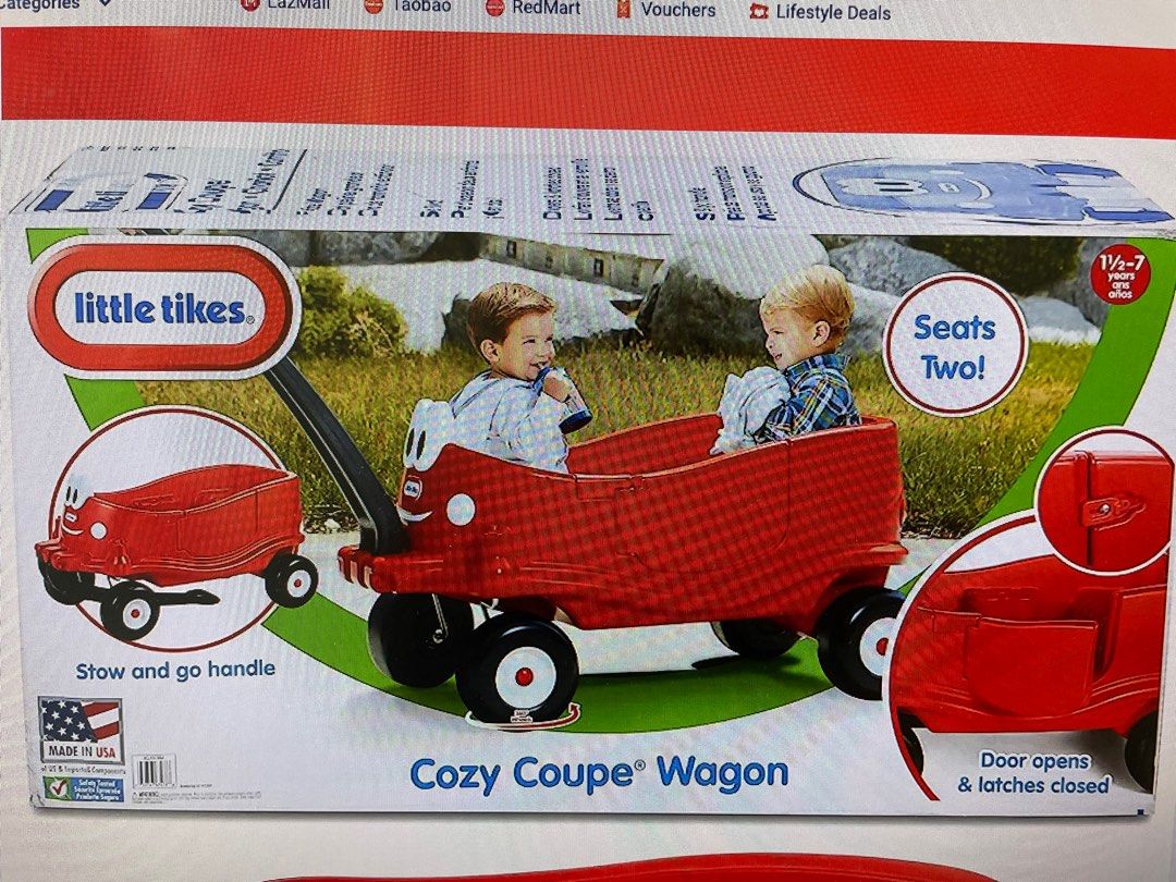 Little tikes wagon, Hobbies & Toys, Toys & Games on Carousell