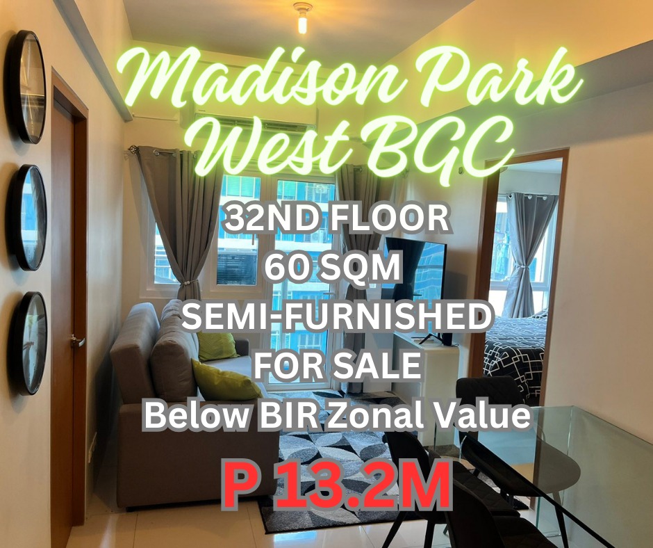 Madison Park West BGC Two Bedroom For Sale Best Buy!, Property, For