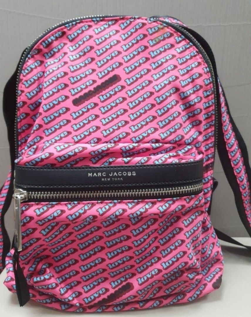 Marc jacobs pink backpack top