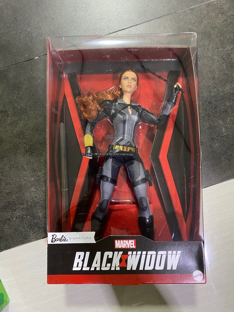 Black widow barbie doll online