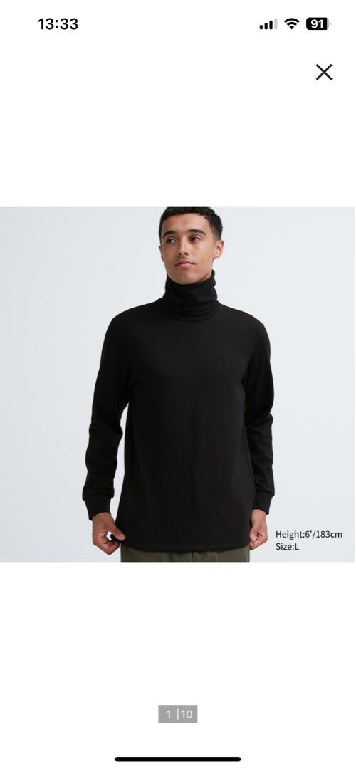 Heattech turtleneck clearance